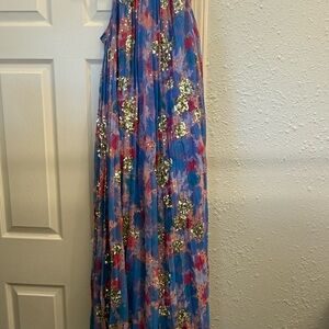 Frances Valentine Vibrant Floral Dress